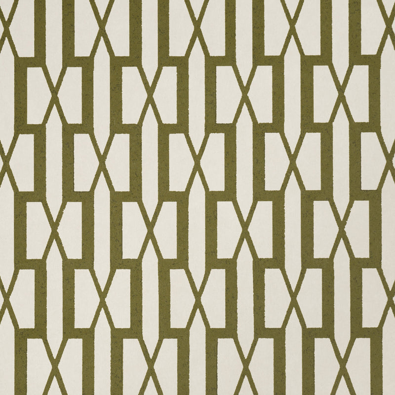 Schumacher BELVEDERE OLIVE  | Atlanta Fabrics