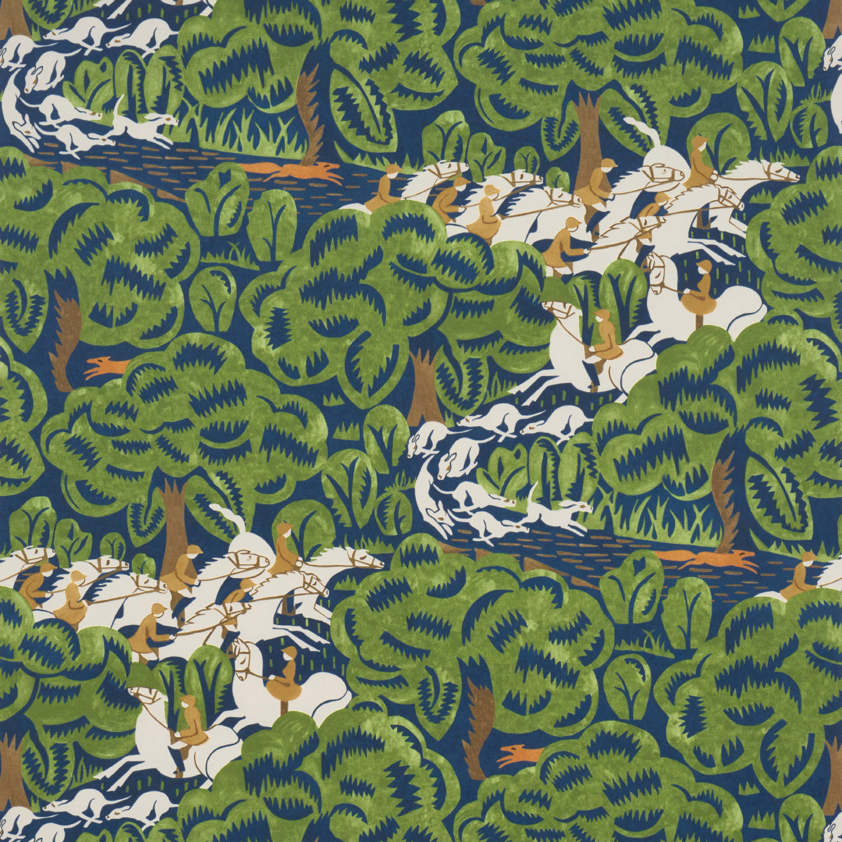 Margaret Schloeman's Fox Chase Navy & Green