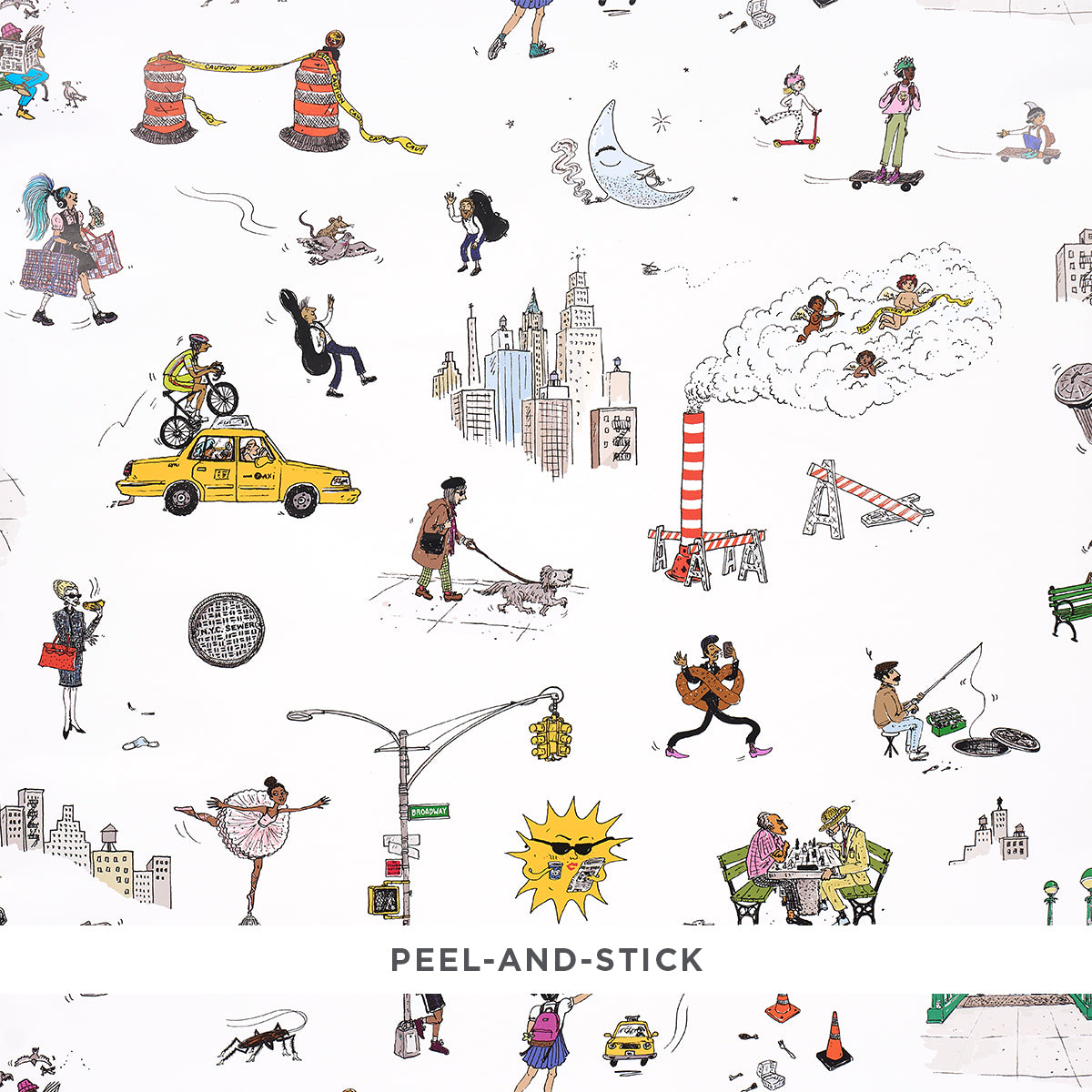 Joana Avillez's Street Scenes Multicolor On White