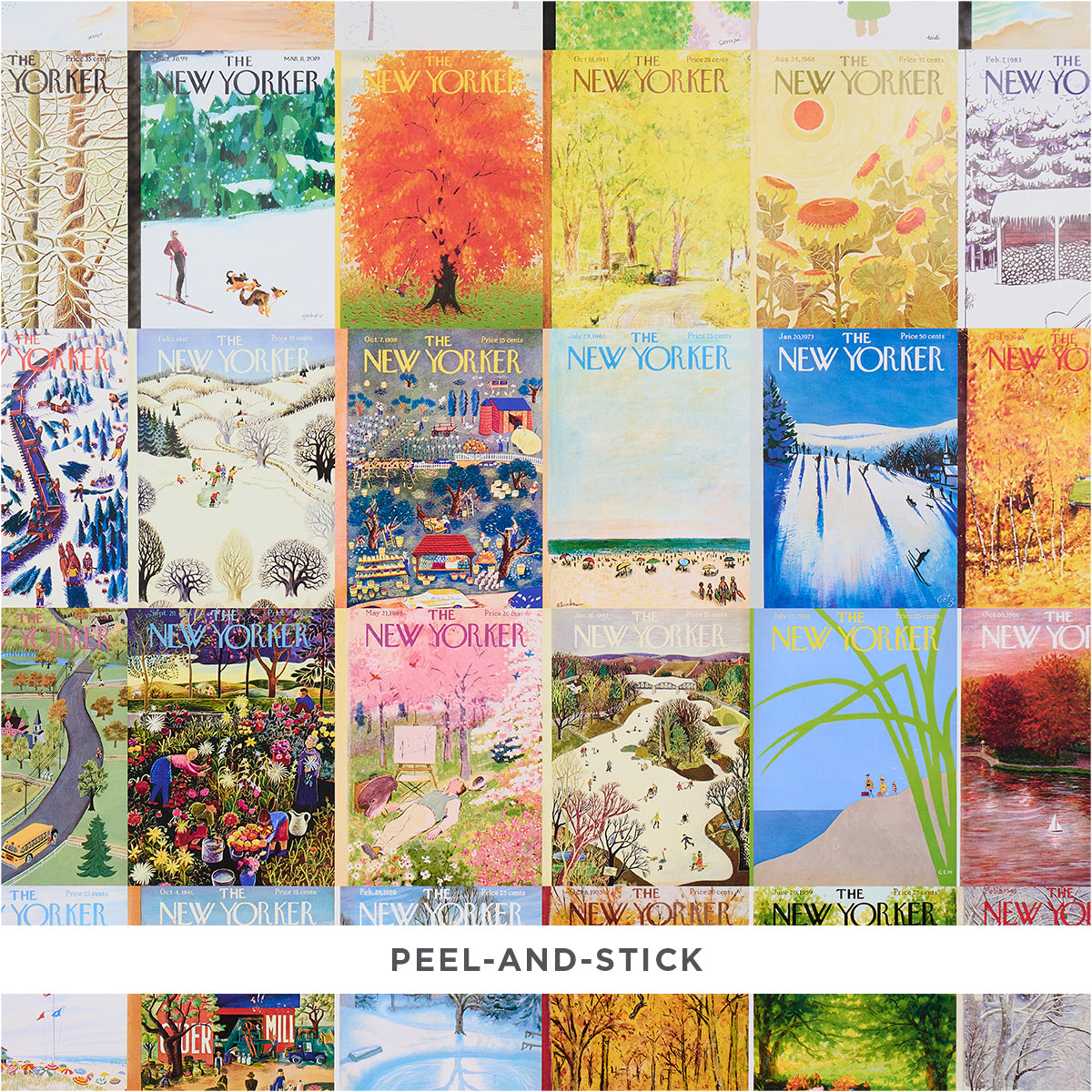 The New Yorker Seasonal Covers Multicolor