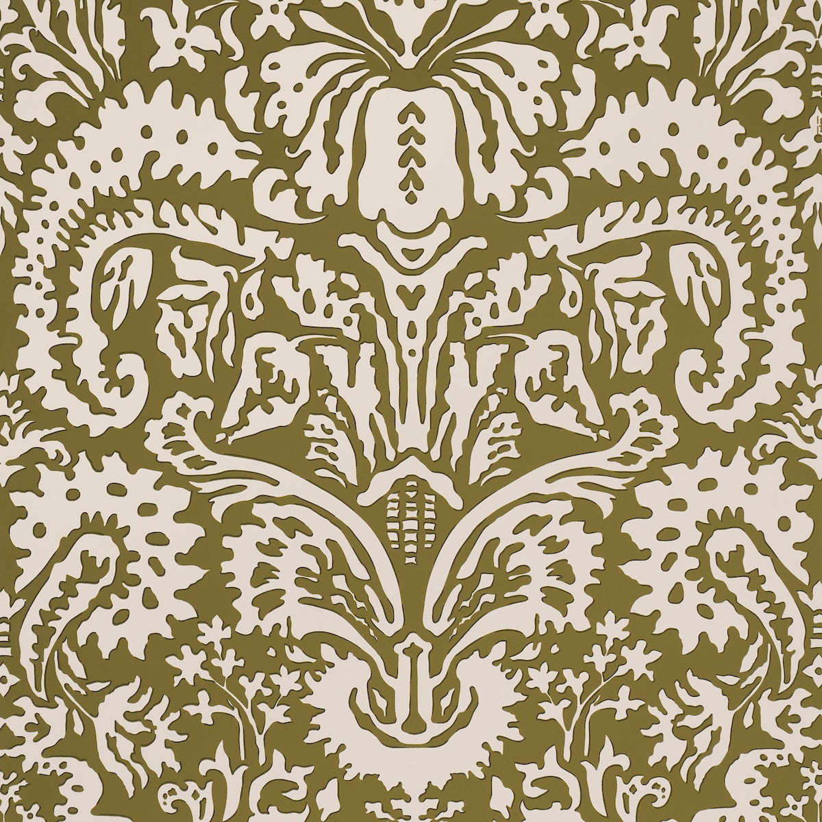 SUFFOLK DAMASK OLIVE