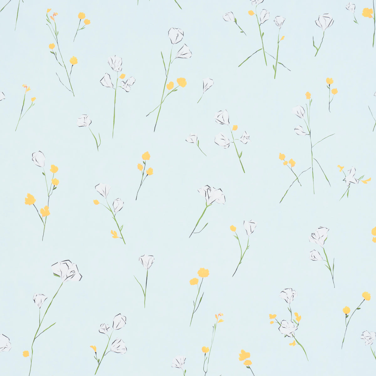 Alex's Floral Mist Blue