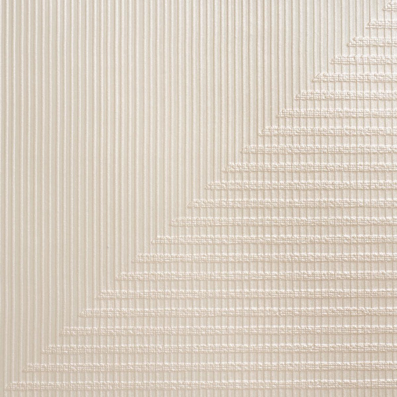 SCHUMACHER HAND COMBED TRIANGLES PEARLESCENT WALLCOVERING | Atlanta Fabrics