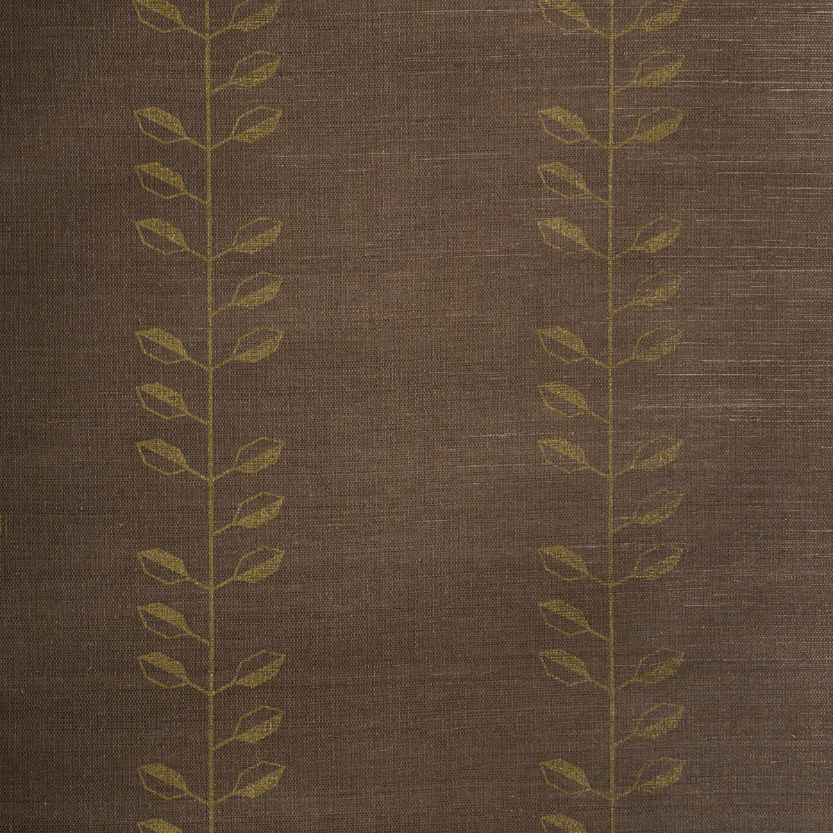GEO LEAF SISAL METALLIC GOLD & SEPIA