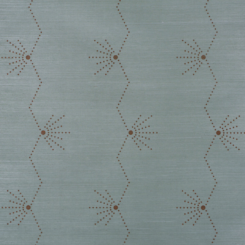Schumacher ROYÃˆRE STRIPE SISAL SEAGLASS  | Atlanta Fabrics