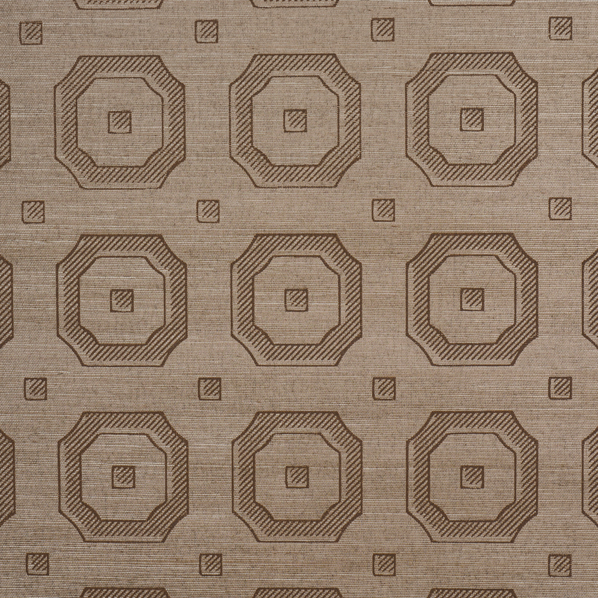 BEVELED FRAME SISAL SEPIA