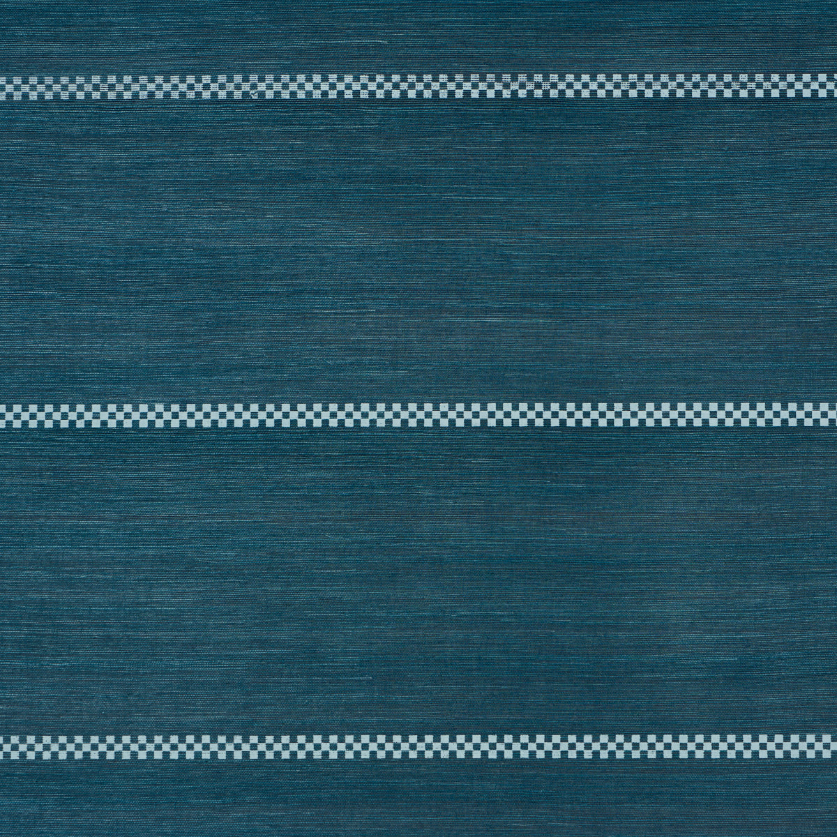 CHECKERED STRIPE SISAL PEACOCK