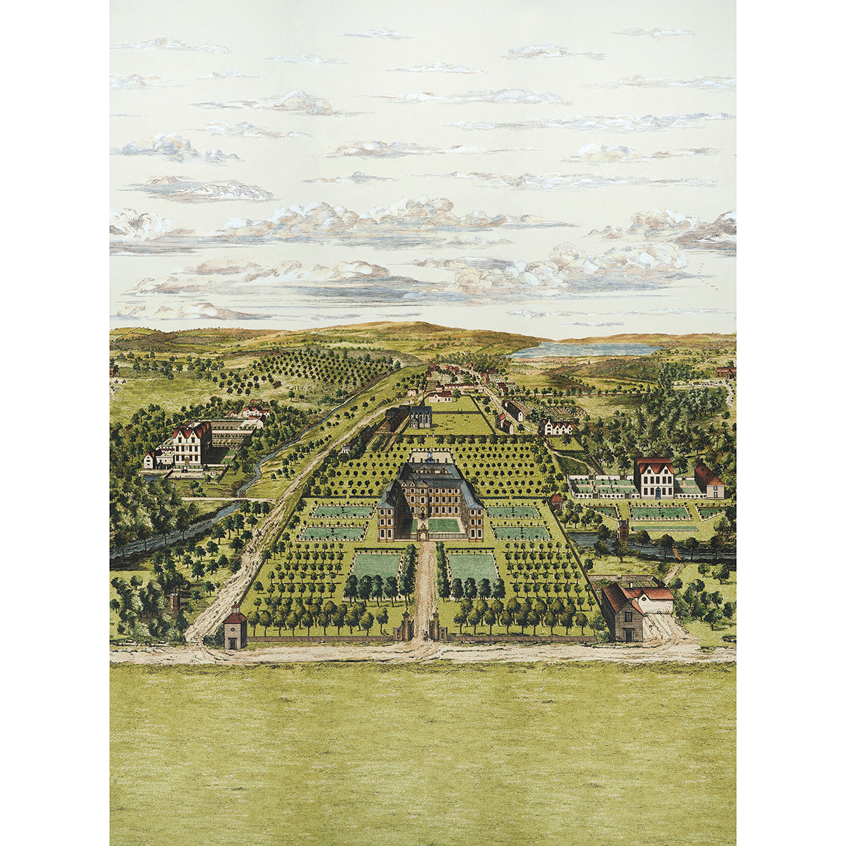 Mr. Darcy 3 Panel Set Pemberley Green