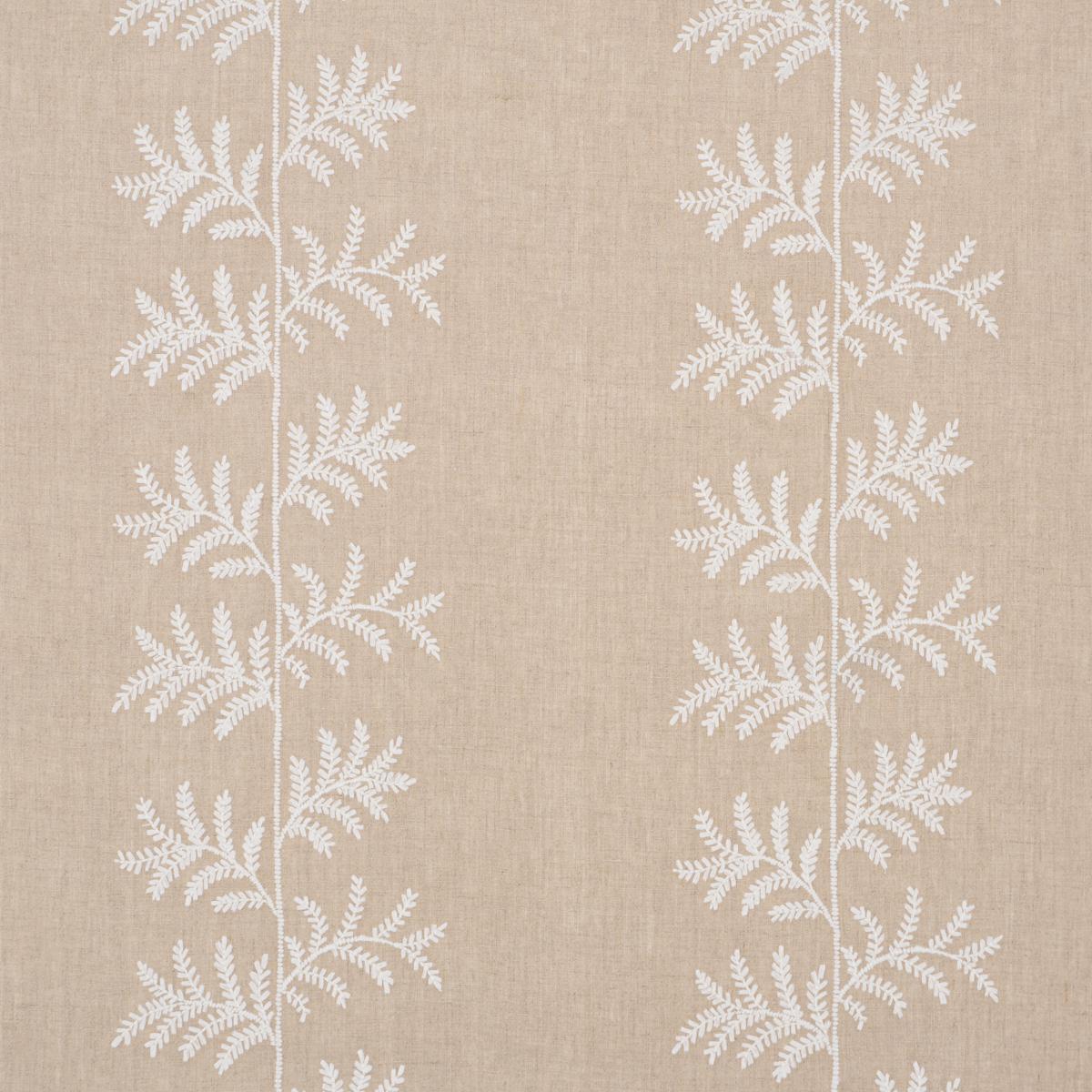 SCHUMACHER ELOISE EMBROIDERY WALLCOVERING NATURAL WALLCOVERING | Atlanta Fabrics