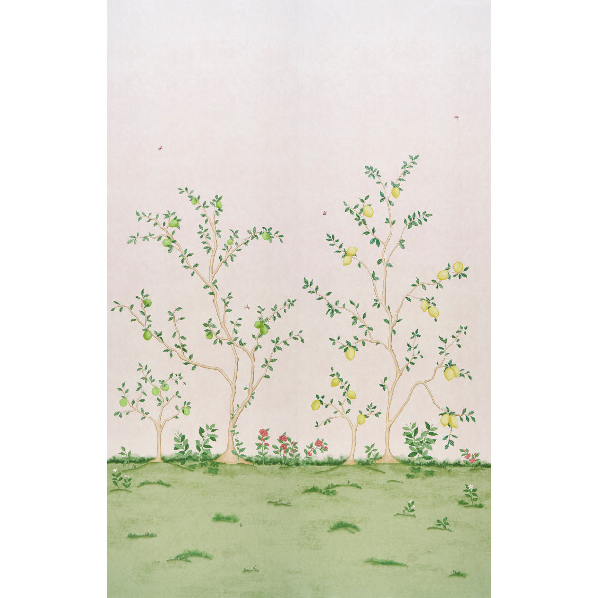 Citrus Blossom 2 Panel Set Blush
