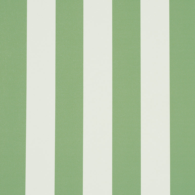 Schumacher Emma Stripe Apple Green  | Atlanta Fabrics