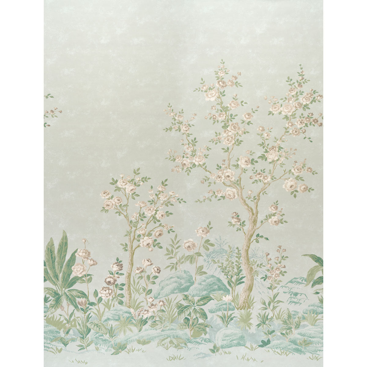 CHARLOTTE'S GARDEN 2 PANEL SET CELADON