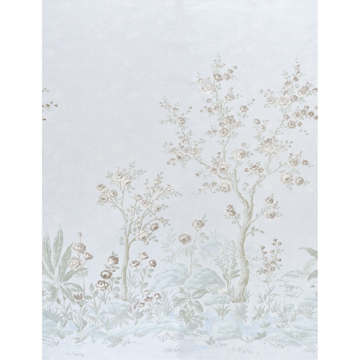 CHARLOTTE'S GARDEN 2 PANEL SET PERIWINKLE