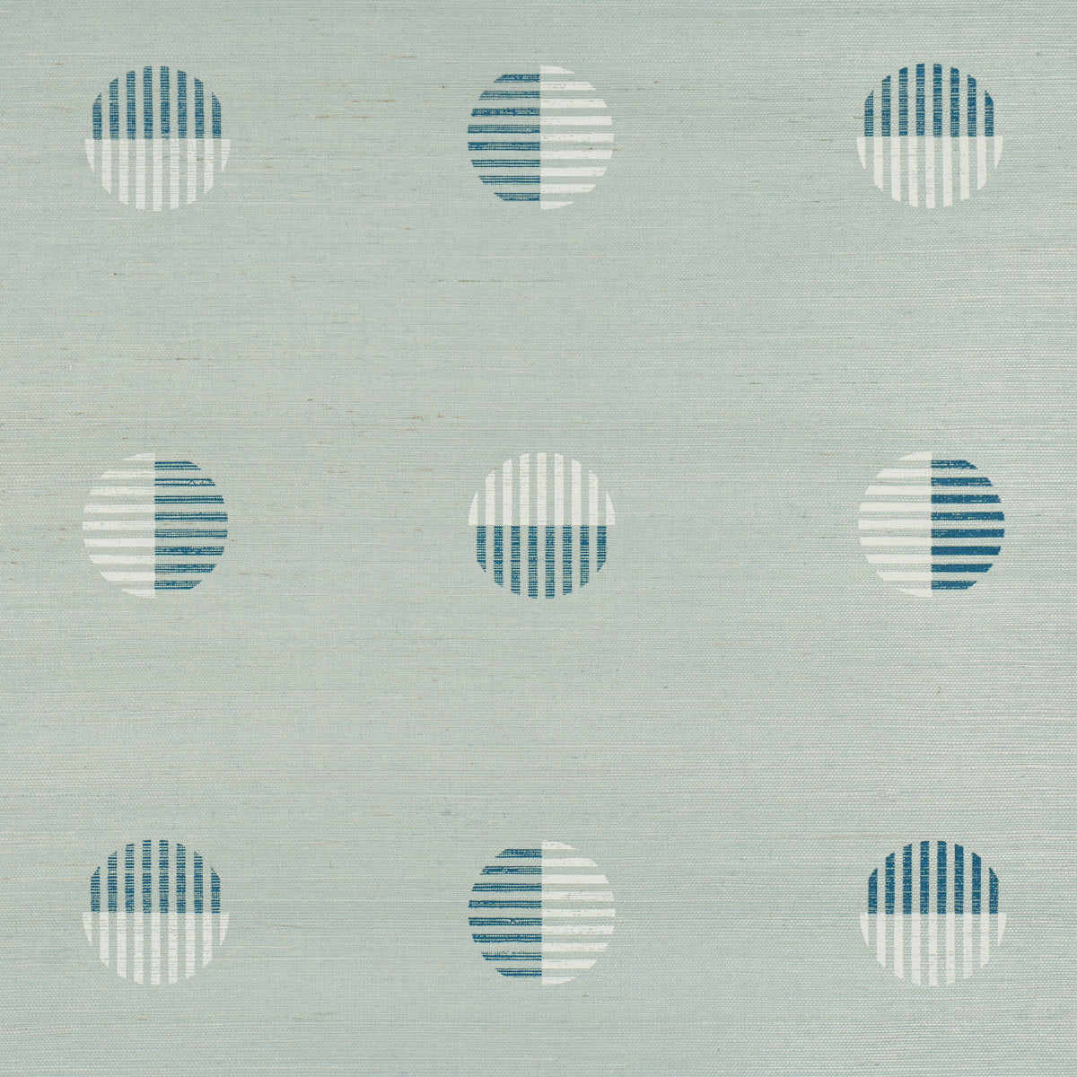 Ando Hand Blocked Sisal Chambray
