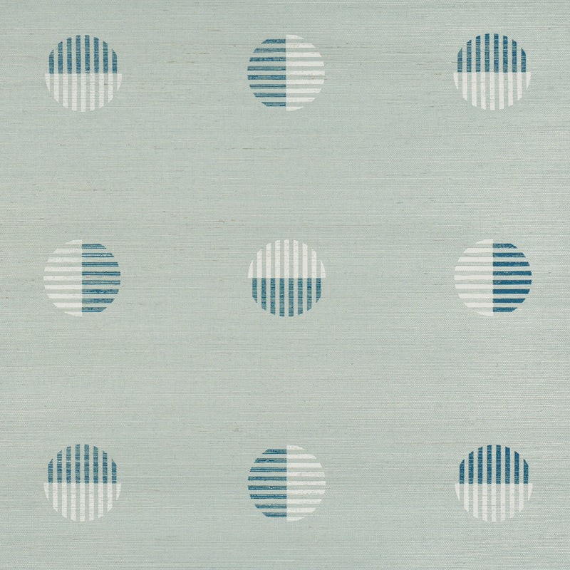 Schumacher Ando Hand Blocked Sisal Chambray  | Atlanta Fabrics