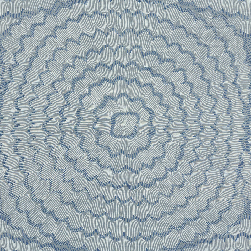 Schumacher FEATHER BLOOM SISAL CORNFLOWER  | Atlanta Fabrics