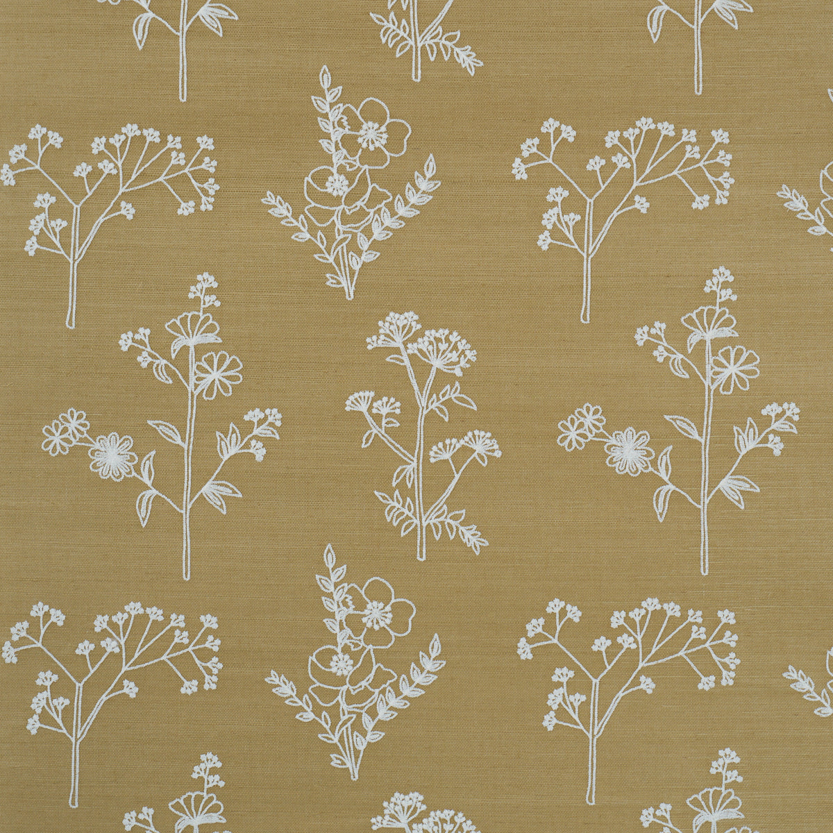 Lisbeth Embroidered Sisal Olive