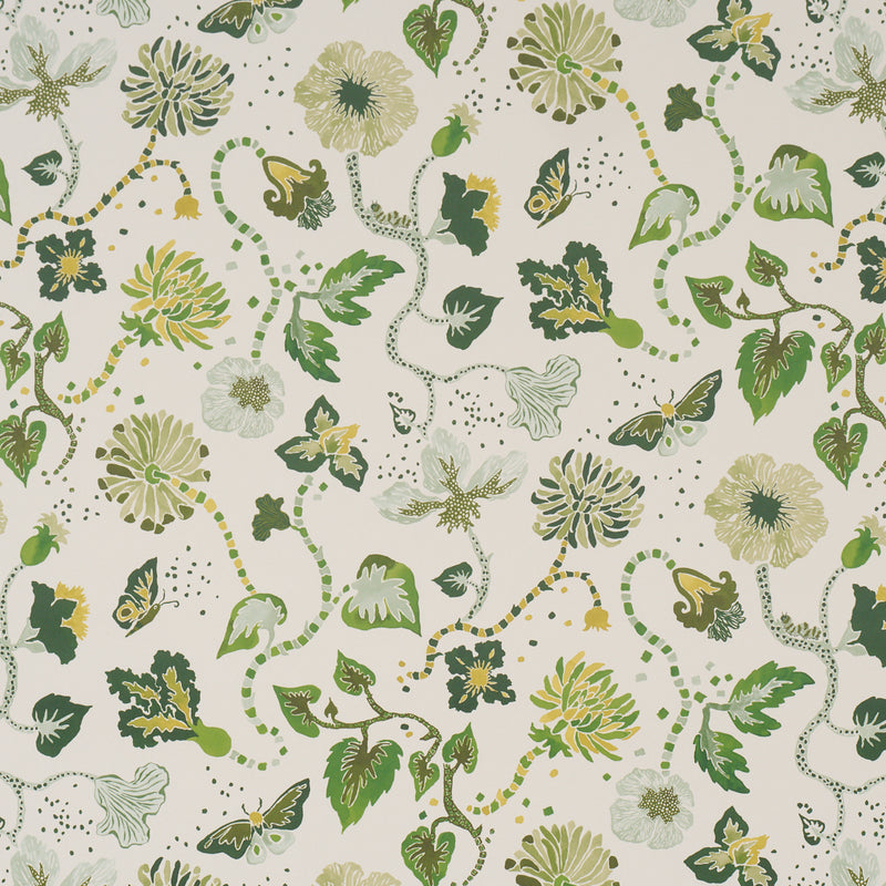 Schumacher Gloriette Green  | Atlanta Fabrics