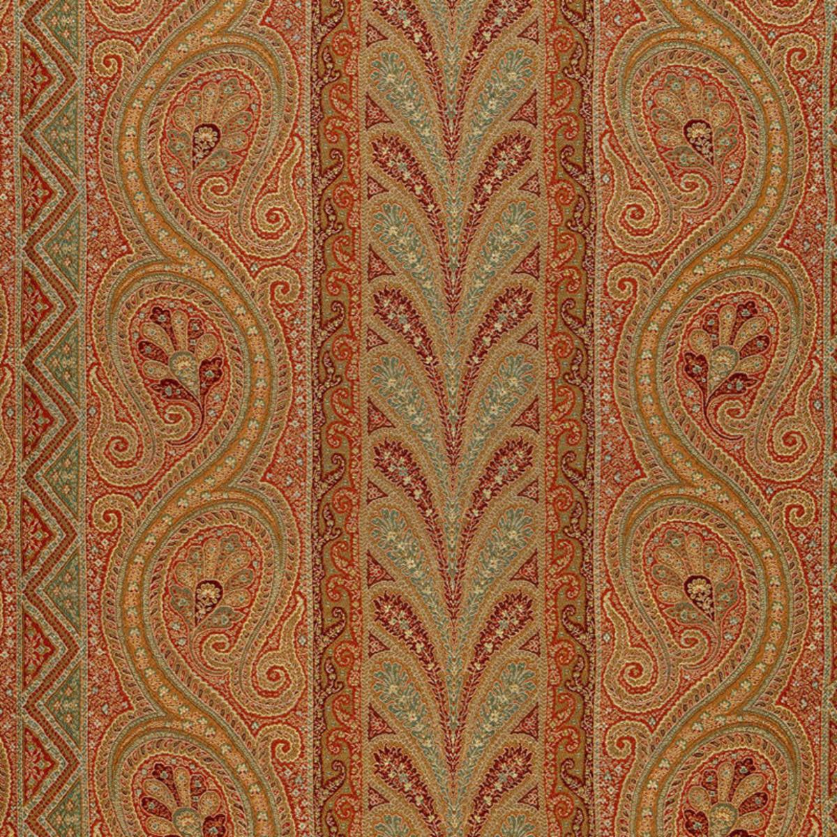 SCHUMACHER CHATELAINE PAISLEY TUSCAN FABRIC | Atlanta Fabrics