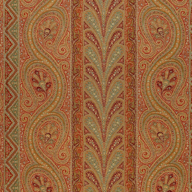SCHUMACHER CHATELAINE PAISLEY TUSCAN FABRIC | Atlanta Fabrics