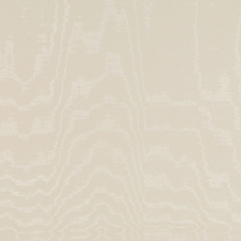 SCHUMACHER ARIA MOIRE ECRU FABRIC | Atlanta Fabrics