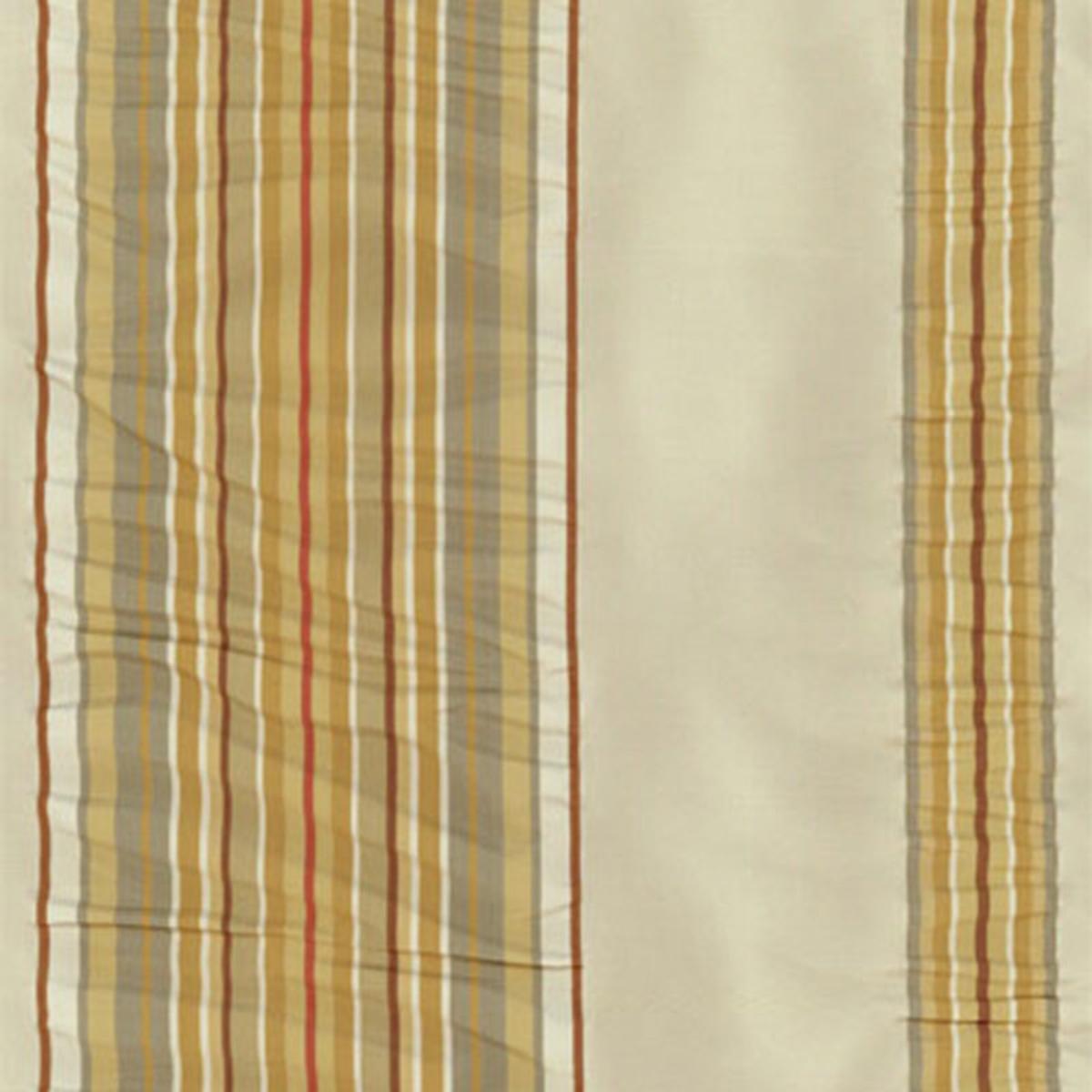 SCHUMACHER BIZET RUCHED STRIPE FRESCO FABRIC | Atlanta Fabrics