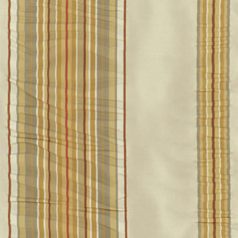 SCHUMACHER BIZET RUCHED STRIPE FRESCO FABRIC | Atlanta Fabrics