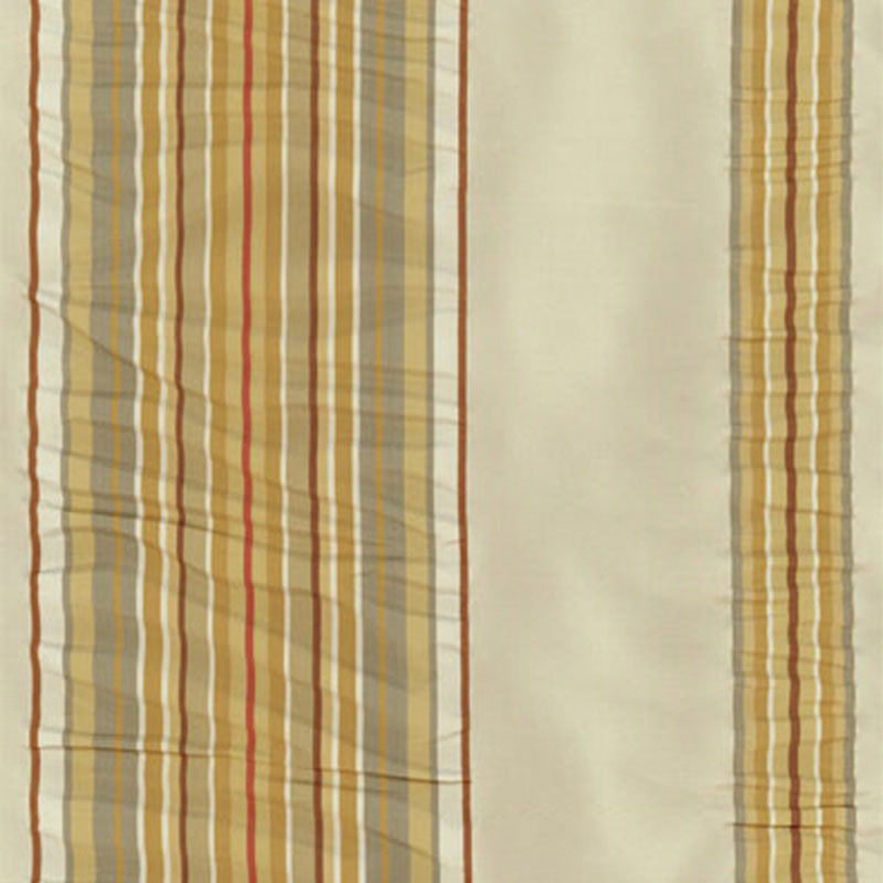 Schumacher BIZET RUCHED STRIPE FRESCO Fabric | Atlanta Fabrics