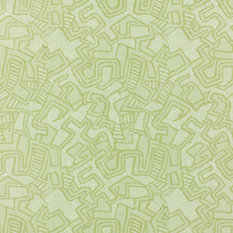 Schumacher SAIBO OLIVINE Fabric | Atlanta Fabrics