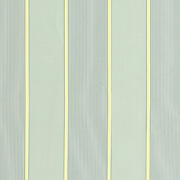 SCHUMACHER SOPHIA SILK STRIPE AQUA FABRIC | Atlanta Fabrics
