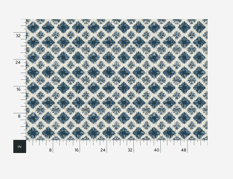 William West Designs Cinderline Grid Dark Teal Fabric | Atlanta Fabrics