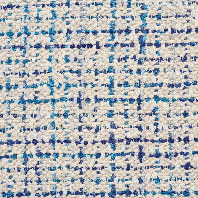 Schumacher BABE'S TWEED BLUE Fabric | Atlanta Fabrics