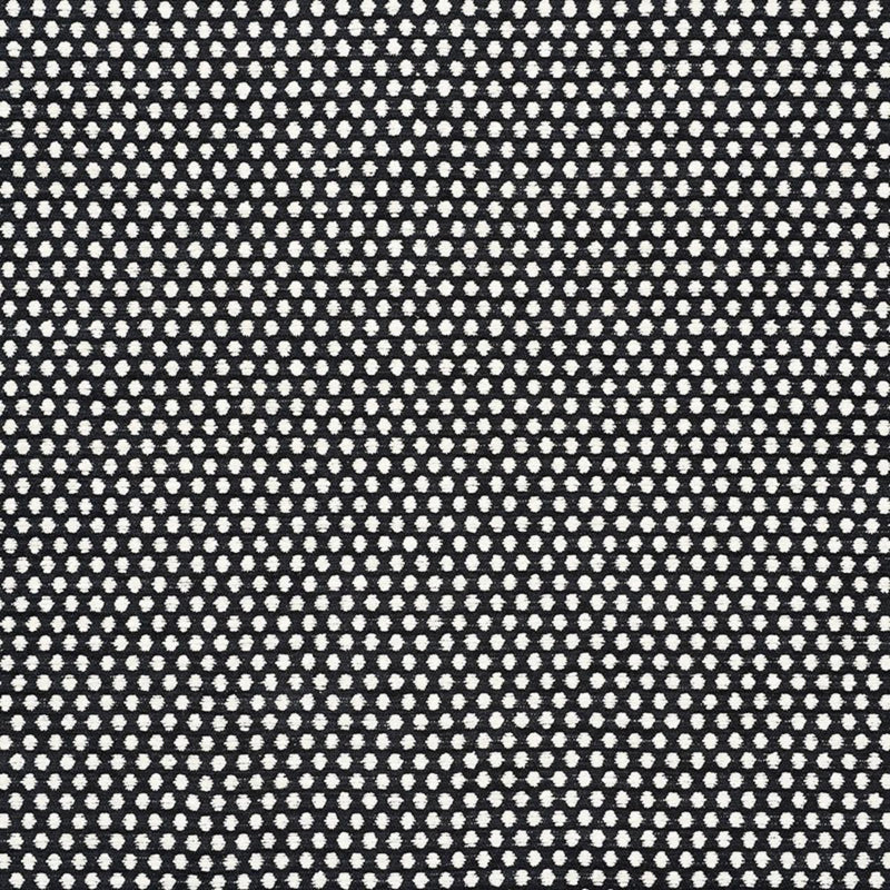 SCHUMACHER SABINA IVORY & BLACK FABRIC | Atlanta Fabrics