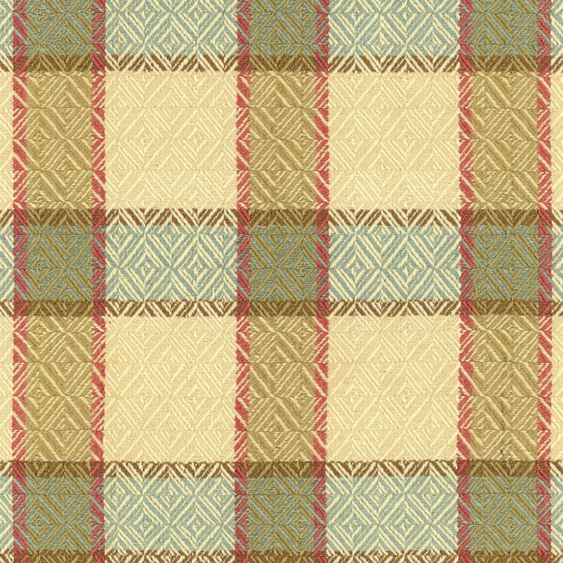 SCHUMACHER CHESTERFIELD PLAID COTTAGE FABRIC | Atlanta Fabrics
