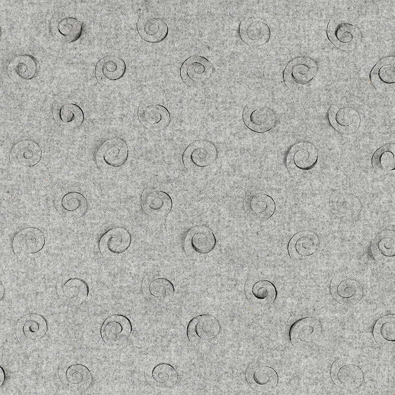 Schumacher CURLICUE GREY Fabric | Atlanta Fabrics