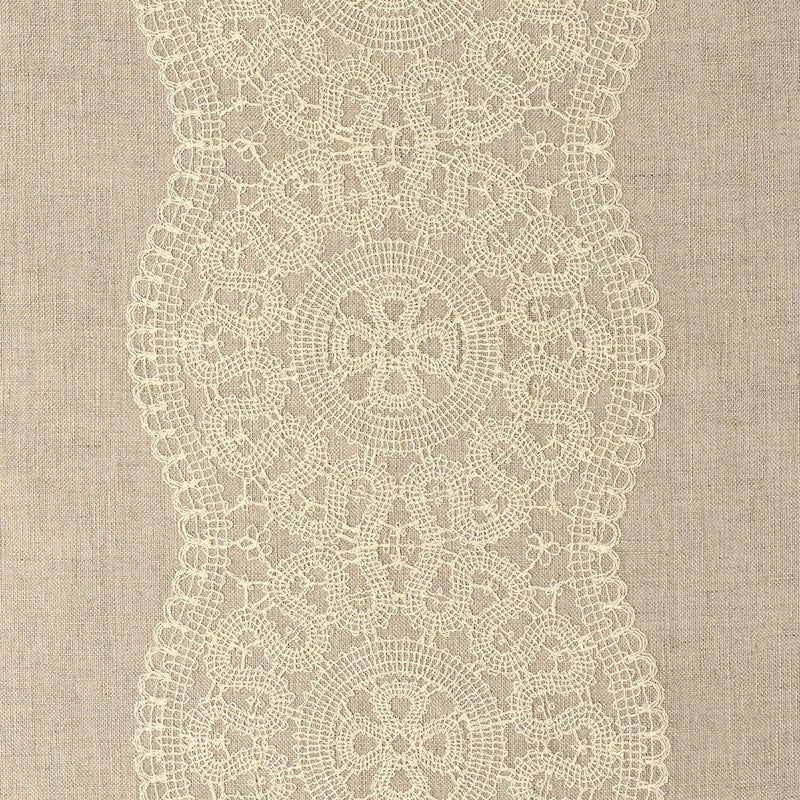 ALECON EMBROIDERED SHEER NATURAL