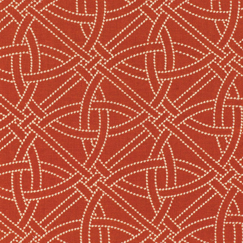 SCHUMACHER Durance EmbroideryÂ  BITTERSWEET FABRIC | Atlanta Fabrics