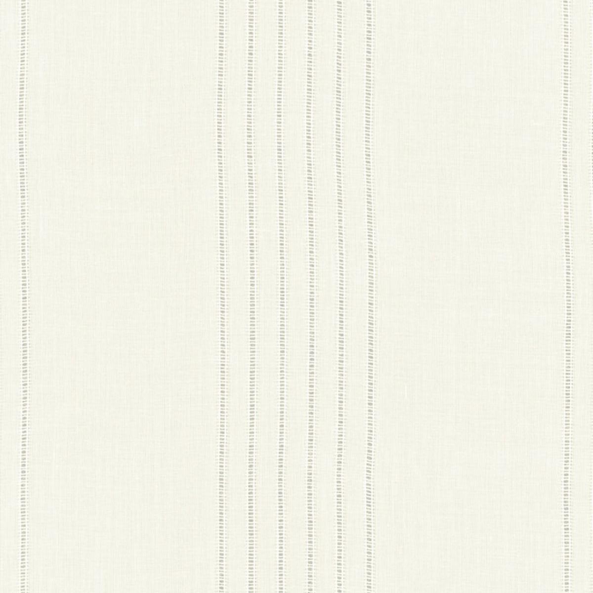 SCHUMACHER ELEANOR SHEER STRIPE CREAM FABRIC | Atlanta Fabrics