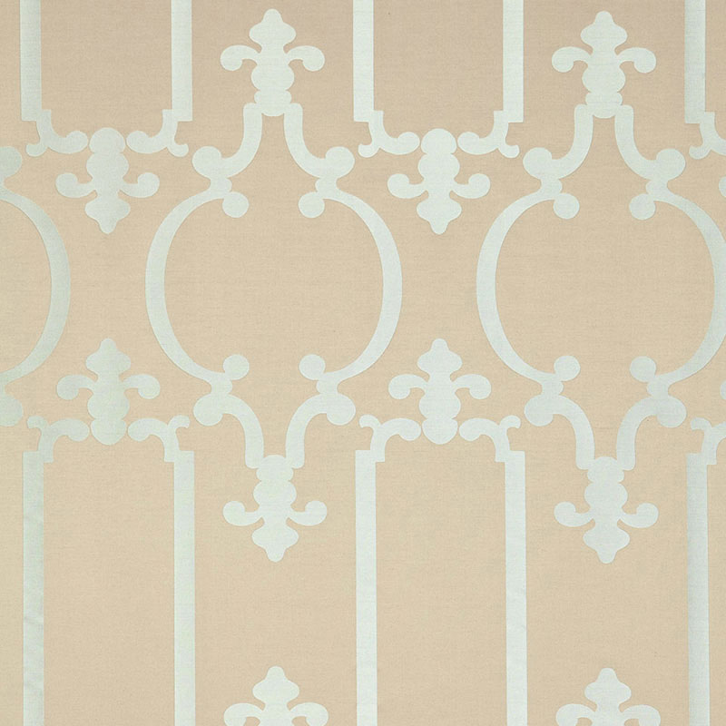 ORNAMENTAL SILK SILVERED AQUA