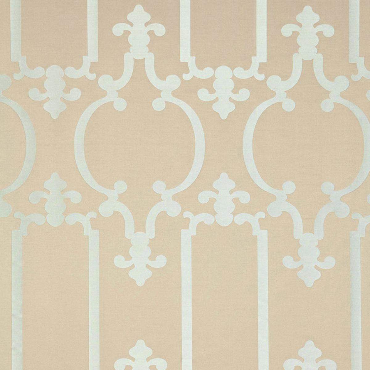 ORNAMENTAL SILK SILVERED AQUA