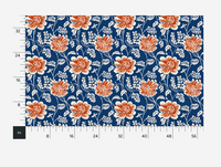 Bridal Meadow Blue Orange