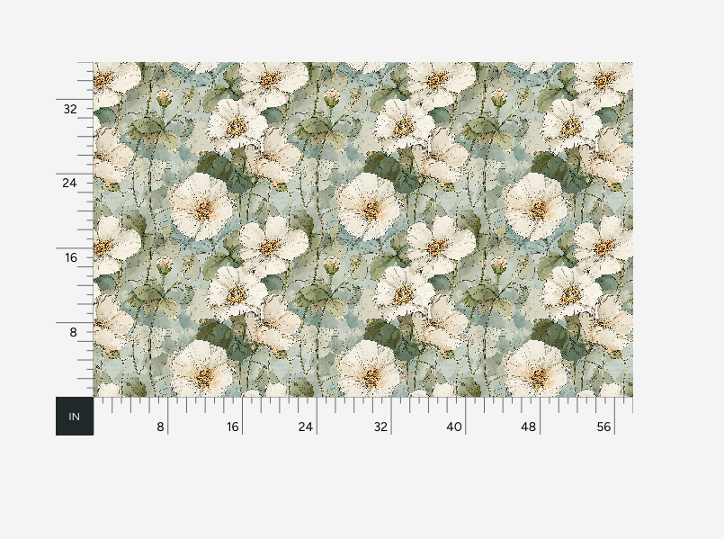 William West Designs Bramblehedge Cottage Bayleaf Fabric | Atlanta Fabrics