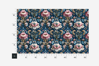 Atlanta Fabrics Hearthside Blossom Blueberry Fabric | Atlanta Fabrics