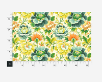 Atlanta Fabrics Gypsy Garden Yellow Fabric | Atlanta Fabrics
