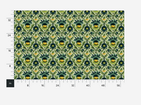 William West Designs Bramblehedge Cottage Green Fabric | Atlanta Fabrics