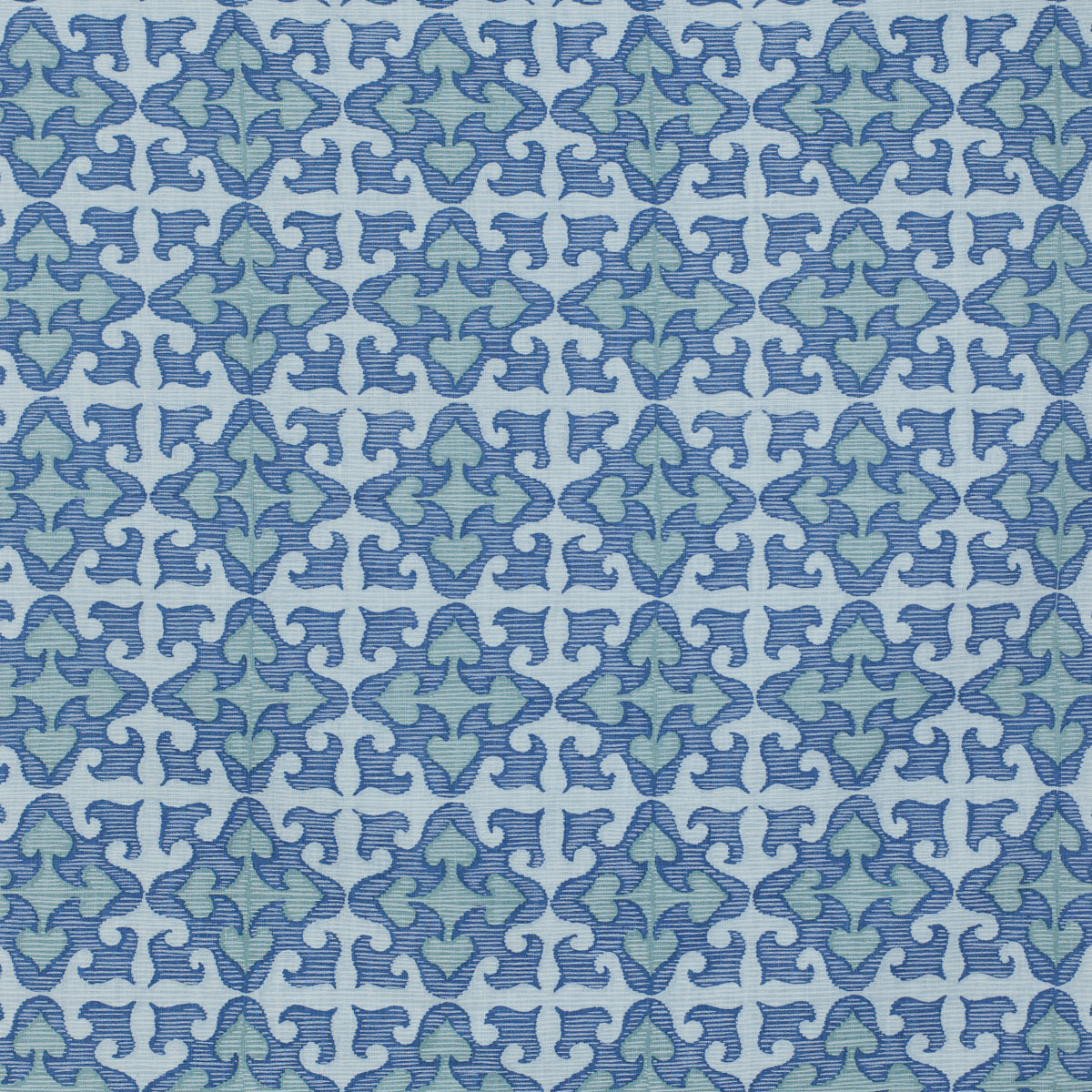 Schumacher JULES DELFT Fabric | Atlanta Fabrics