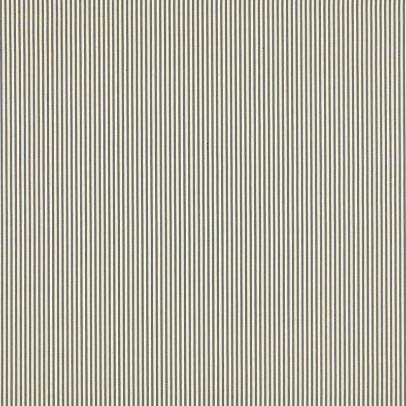 SCHUMACHER CHAREE SILK STRIPE BLACK & WHITE FABRIC | Atlanta Fabrics