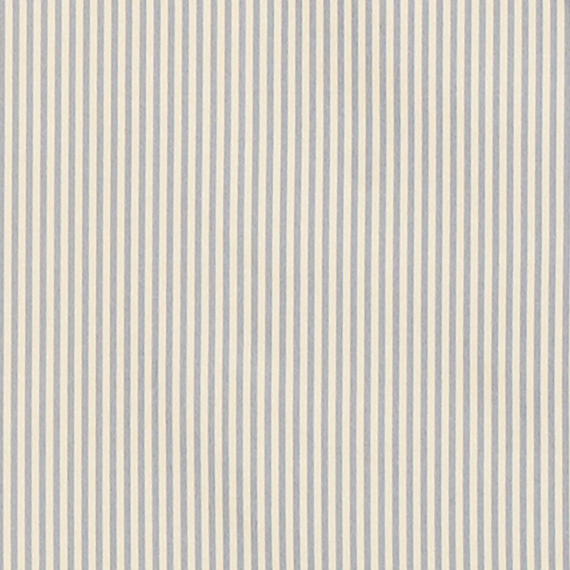 Schumacher CHAREE SILK STRIPE BLUE AND WHITE Fabric | Atlanta Fabrics