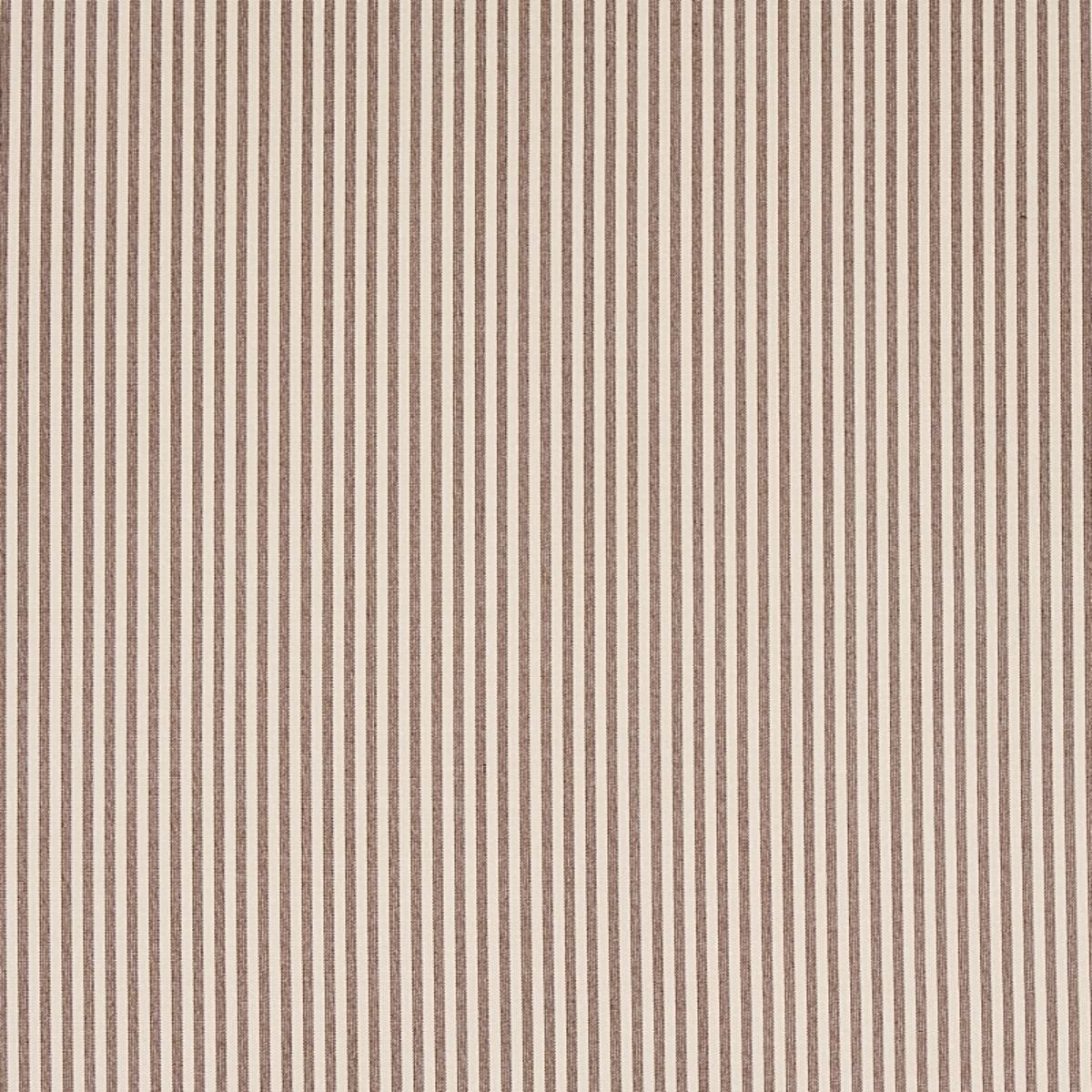 SCHUMACHER CHAREE SILK STRIPE BROWN FABRIC | Atlanta Fabrics