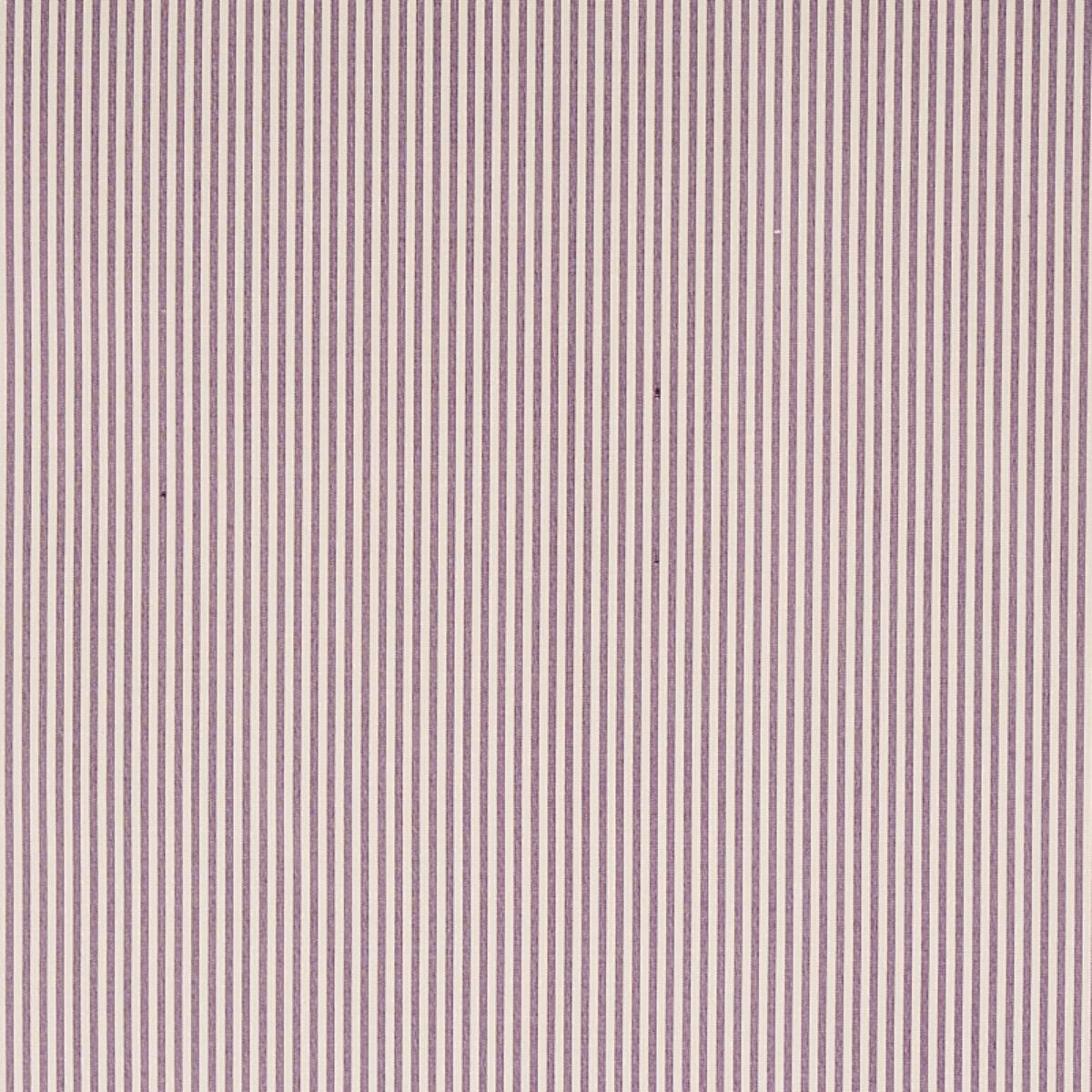 SCHUMACHER CHAREE SILK STRIPE AUBERGINE FABRIC | Atlanta Fabrics